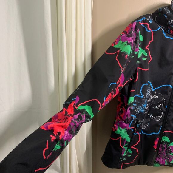 Volkl Nanga Jr. Sensortex Abstract Floral Girl's Ski Winter Coat Size 12 - Picture 5 of 11
